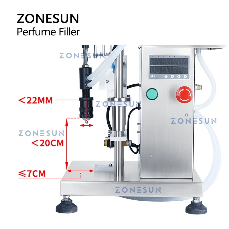 Perfume Fragrance Liquid - ZONESUN ZS-YTZL500S Machine de remplissage de