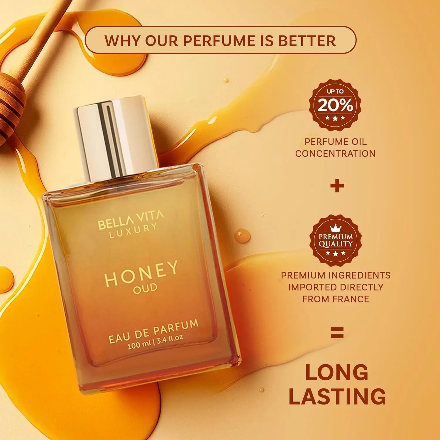 BellaVita luxe miel Oud EDP 3. - Perfume Fragrance Families avis et prix