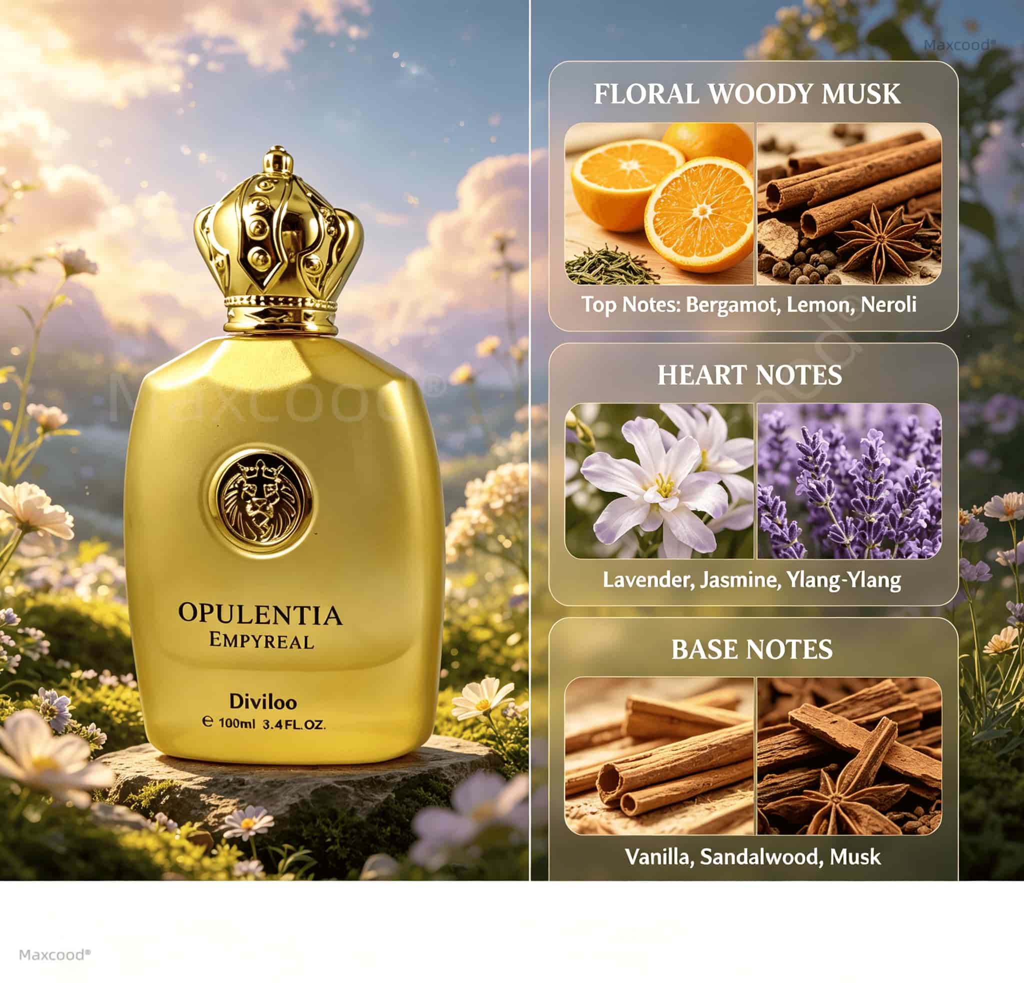 Notes florales, boisées et mus - Fragrance Perfume Note avis et prix